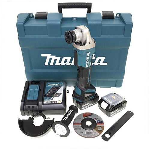 Máy mài góc dùng pin Makita DGA508RTE 18V 125mm (công tắc bóp)