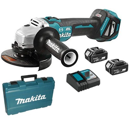 Máy mài góc dùng pin Makita DGA514RTE 18V 125mm (công tắc trượtAWSBL)
