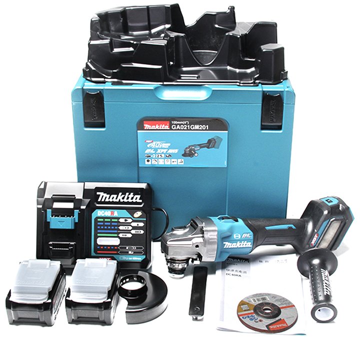 Bộ máy mài góc dùng pin Makita GA021GM201 (kèm pin sạc) Bộ máy mài góc dùng pin Makita GA021GM201 (kèm pin sạc)