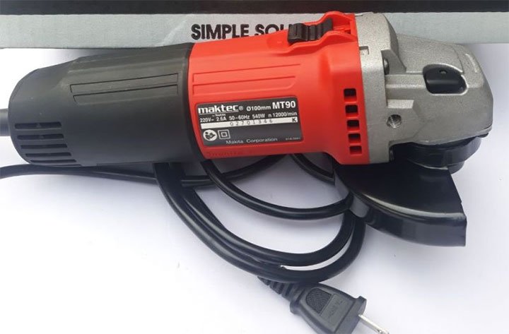 Hình ảnh thực tế của máy mài góc Maktec MT90 Hình ảnh thực tế của máy mài góc Maktec MT90