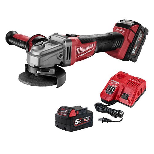 Máy mài góc Milwaukee M18 CAG100X-502 SET (2 pin x 5.0Ah, 1 sạc)