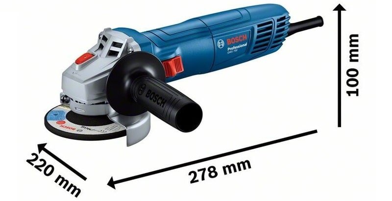 Bosch GWS 700 nhỏ gọn, trọng lượng nhẹ Bosch GWS 700 nhỏ gọn, trọng lượng nhẹ