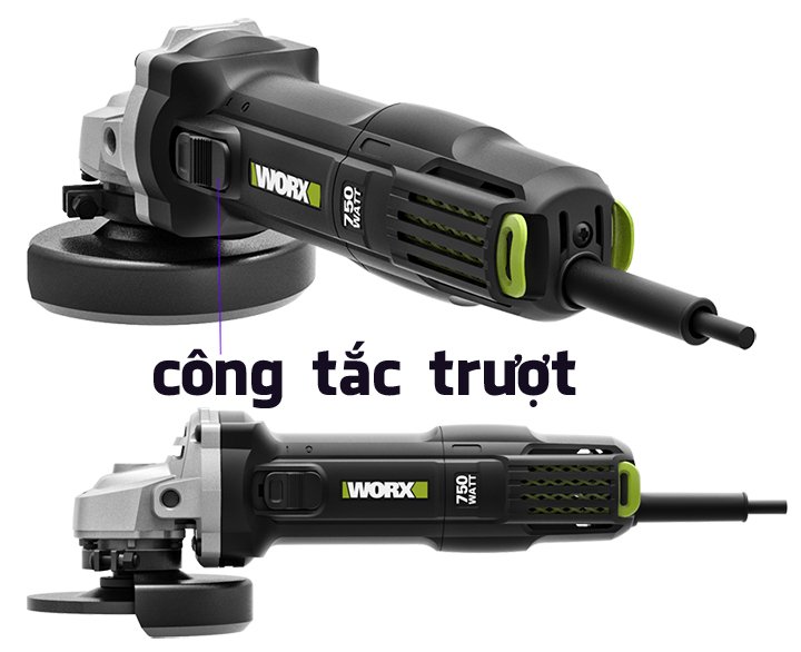 Hình ảnh máy mài góc Worx Green WU811