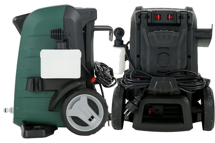 Mặt bên và phía sau của Bosch universal AQT 125 Mặt bên và phía sau của Bosch universal AQT 125