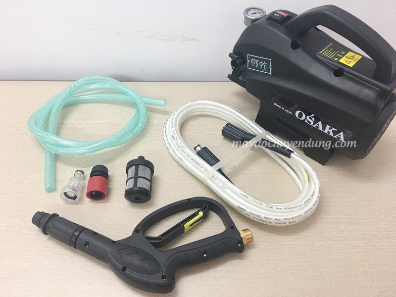 Trọn bộ phụ kiện máy rửa xe Osaka 2400W Trọn bộ phụ kiện máy rửa xe Osaka 2400W