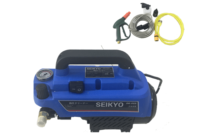Máy rửa xe áp lực cao Seikyo SK-999 màu xanh Máy rửa xe áp lực cao Seikyo SK-999 màu xanh