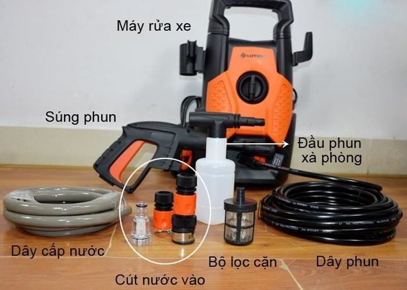 Máy rửa xe Lutian LT303B-1400 Máy rửa xe Lutian LT303B-1400