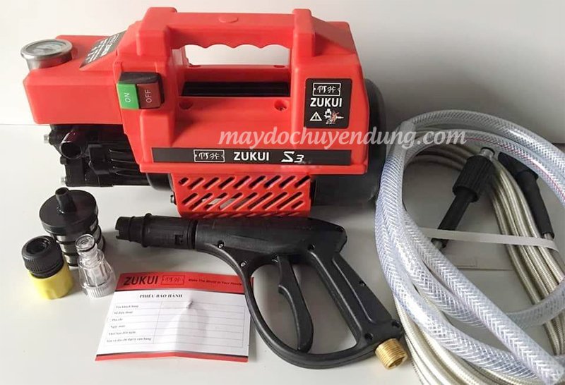 Máy rửa xe Zukui S3 được bảo hành 12 tháng Máy rửa xe Zukui S3 được bảo hành 12 tháng