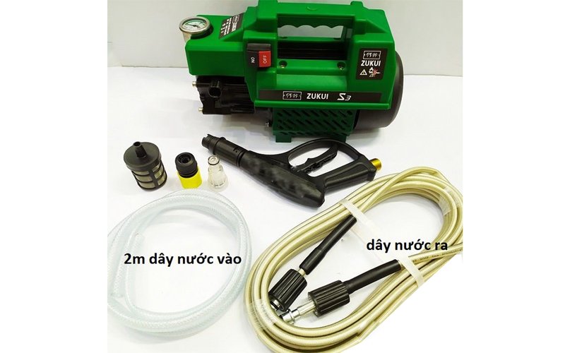 Dây áp lực của máy rửa xe Zukui S3 dài 7,5m Dây áp lực của máy rửa xe Zukui S3 dài 7,5m