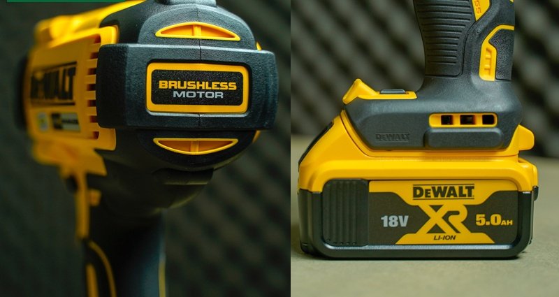 Dewalt DCF899HP2-KR 1/4inch sử dụng mô tơ không chổi than Dewalt DCF899HP2-KR 1/4inch sử dụng mô tơ không chổi than