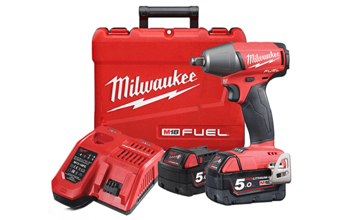 Máy siết bu lông Milwaukee M18 FIW12-502C có độ bền cao Máy siết bu lông Milwaukee M18 FIW12-502C có độ bền cao