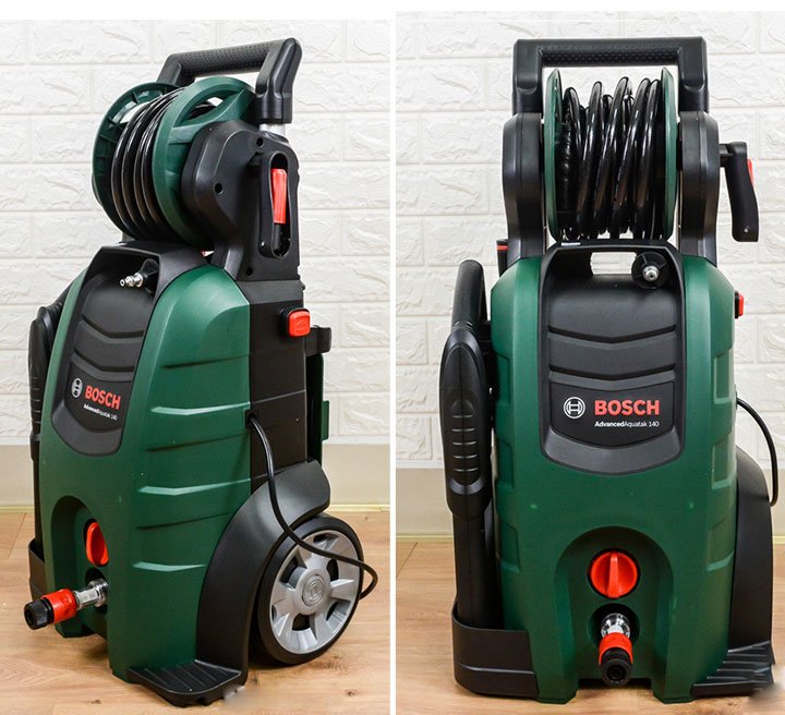 Các góc nhìn của máy rửa xe Bosch AQT 140 Các góc nhìn của máy rửa xe Bosch AQT 140
