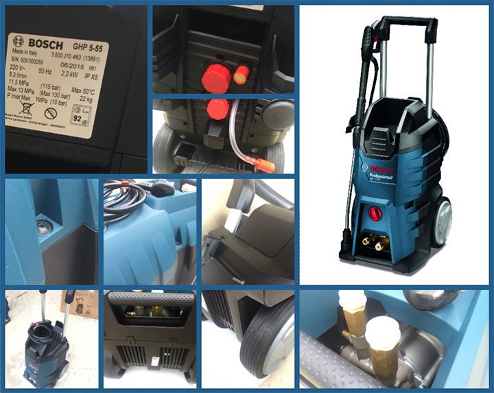 Các chi tiết trên Bosch GHP 5-55