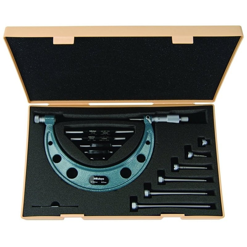 Panme đo ngoài cơ khí Mitutoyo 104-135A có dải đo 0-150mm Panme đo ngoài cơ khí Mitutoyo 104-135A có dải đo 0-150mm