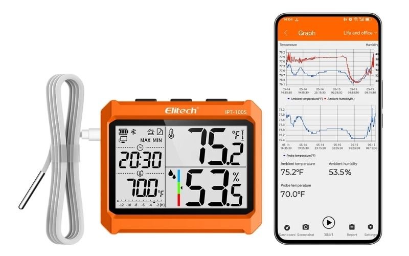Nhiệt ẩm kế Elitech IPT-100S