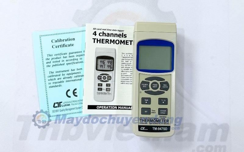 Nhiệt kế 4 kênh Lutron TM-947SD uy tín, chính hãng