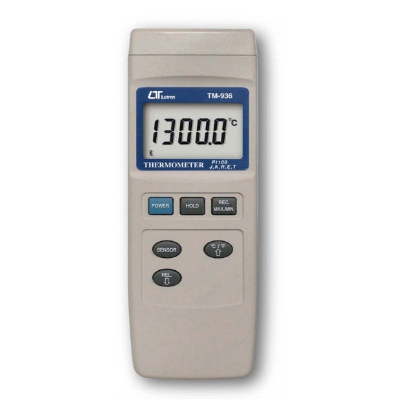 Nhiệt kế Pt 100 + Loại K/J/R/E/T Lutron TM-936