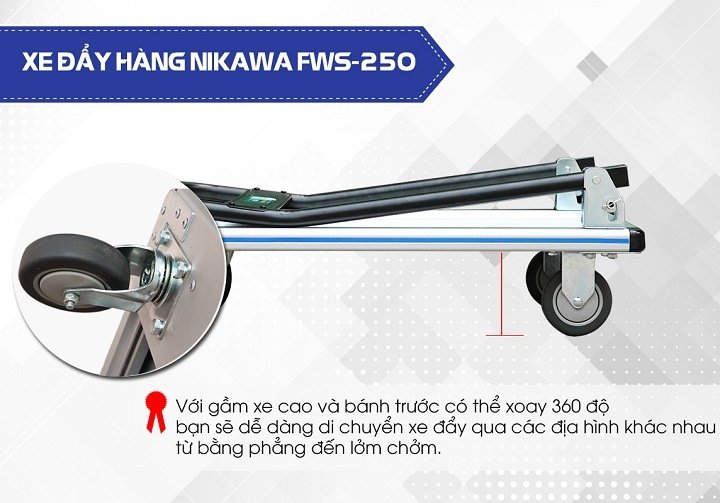 Lý do bạn nên chọn xe đẩy hàng nhôm Nikawa FWS-250 Lý do bạn nên chọn xe đẩy hàng nhôm Nikawa FWS-250