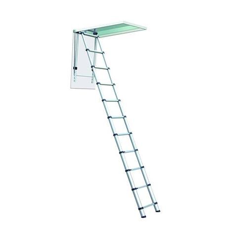 Thang nhôm rút gác xếp Nikawa DLTL110