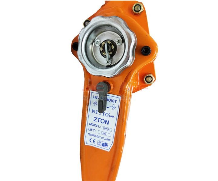 Pa lăng Nitto 1.5T nâng hạ an toàn với hàng hóa tải trọng 1.5 tấn