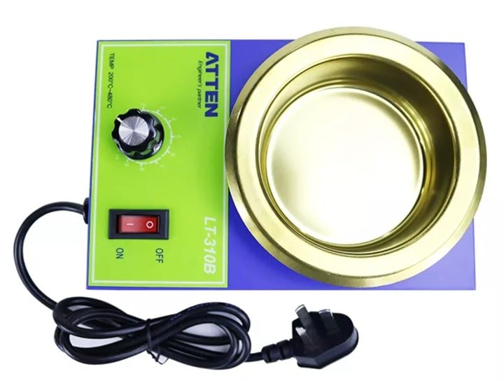 Thiết kế nồi nấu thiếc Atten LT-310B đơn giản, dễ dùng Thiết kế nồi nấu thiếc Atten LT-310B đơn giản, dễ dùng