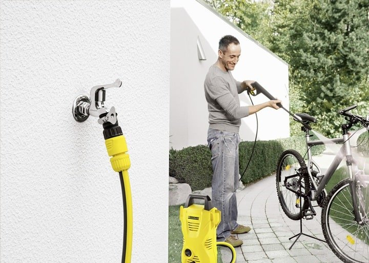 Ống dây Karcher 10m nối nhanh được với máy rửa xe