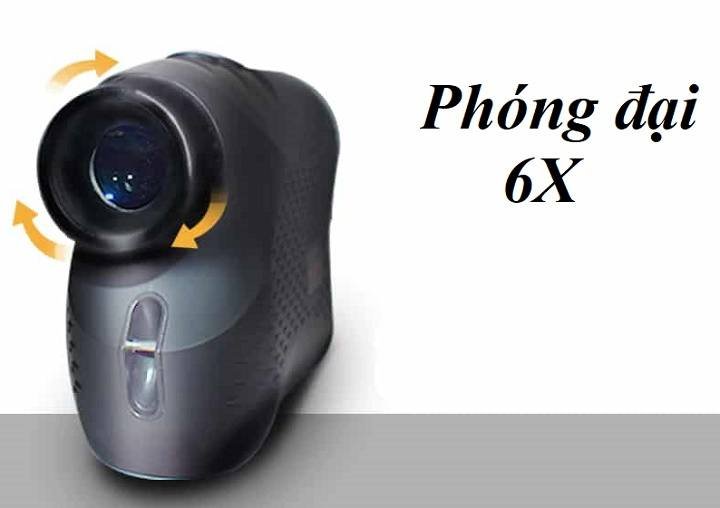 Lend có thể phóng đại gấp 6X để xác định vị trí đo rõ ràng Lend có thể phóng đại gấp 6X để xác định vị trí đo rõ ràng