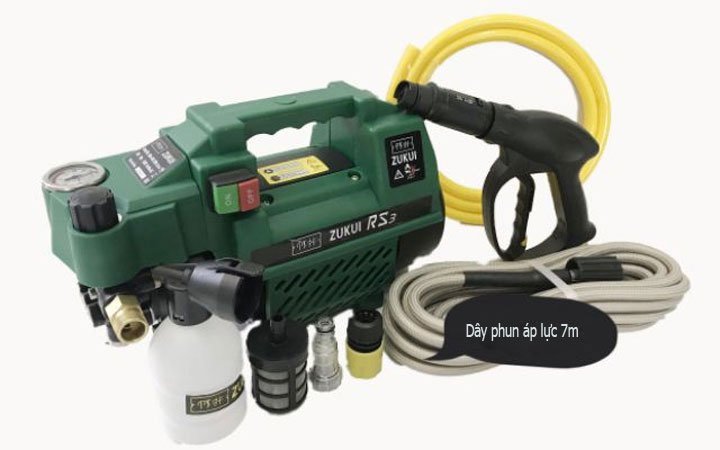 Trọn bộ sản phẩm máy rửa xe Zukui RS3