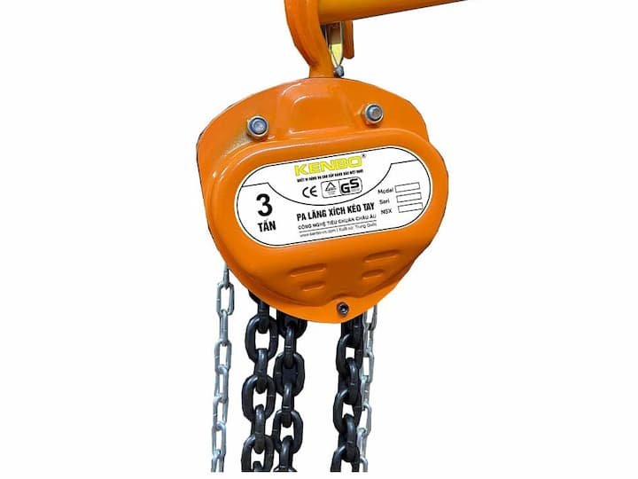 KENBO KB3T-5M thuộc dòng pa lăng xích kéo tay được thiết kế chắc chắn