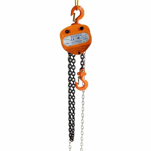 Pa lăng xích kéo tay NITTO 1T-5M 1 tấn 5m