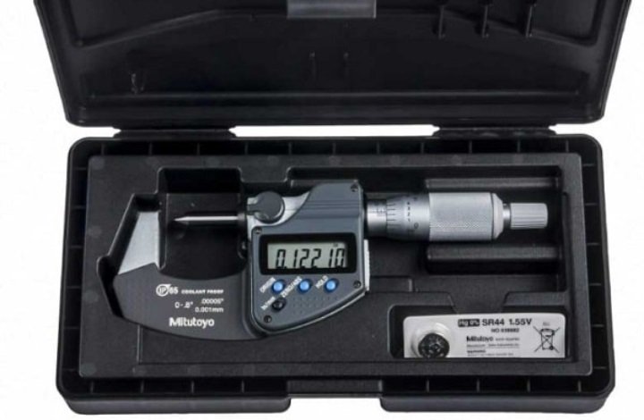 Panme điện tử Mitutoyo 342-371-30 kèm hộp đựng
