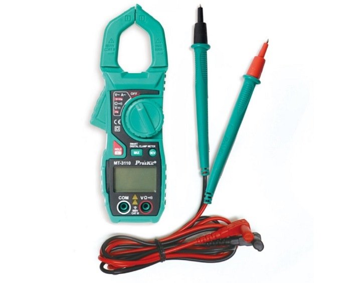 Ampe kìm Proskit trang bị màn hình LCD giúp đọc thông số rõ nét Ampe kìm Proskit trang bị màn hình LCD giúp đọc thông số rõ nét