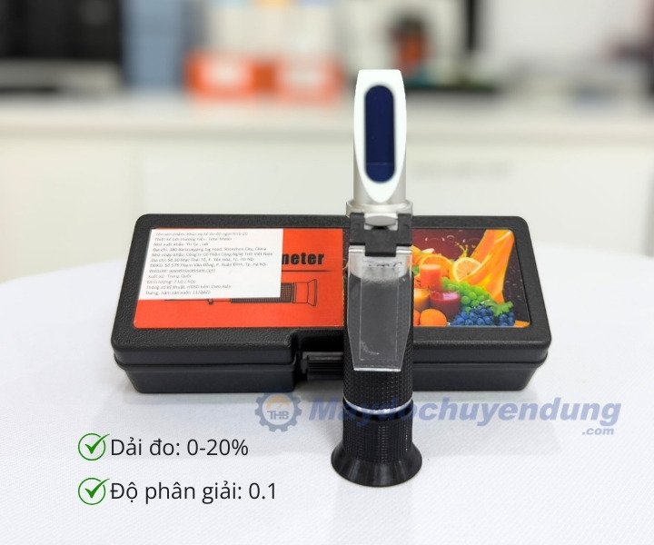 Khúc xạ kế đo độ đường, độ ngọt RHB-20/32/80