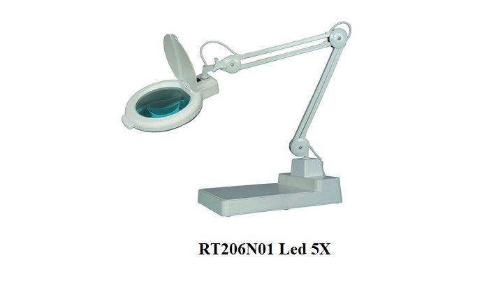 RT206N01 Led 5X là kính lúp để bàn chất lượng tốt