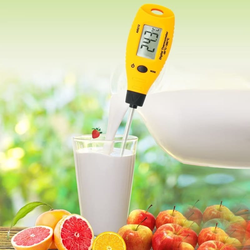 Que đo Smartsensor AR212 ứng dụng để đo nhiệt độ thực phẩm
