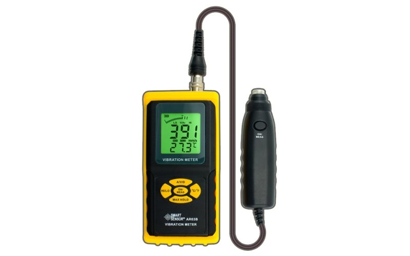 Máy đo độ rung Smartsensor AR63B thiết kế dạng cầm tay gọn nhẹ 