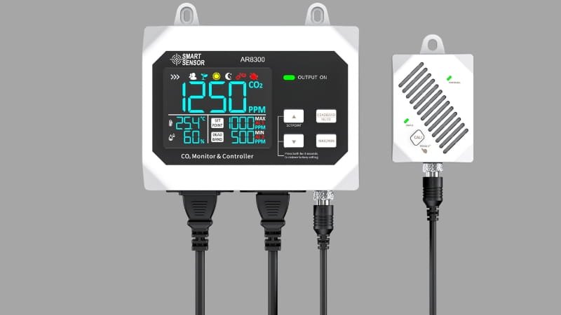 Smartsensor AR8300 tích hợp khả năng đo khí CO2, nhiệt độ và độ ẩm