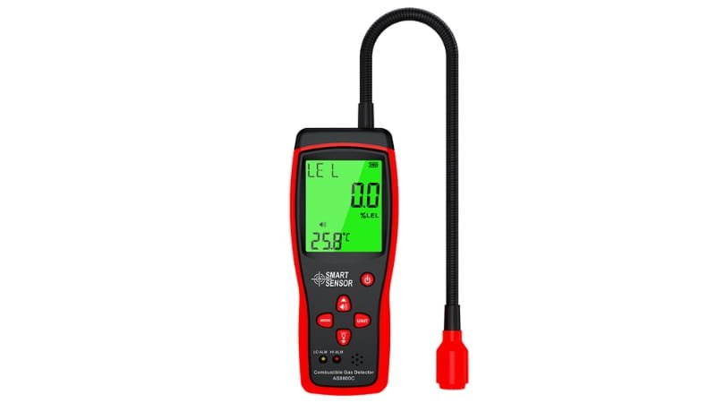 Smartsensor AS8800C có khả năng đo lường nhiều loại khí dễ cháy nổ