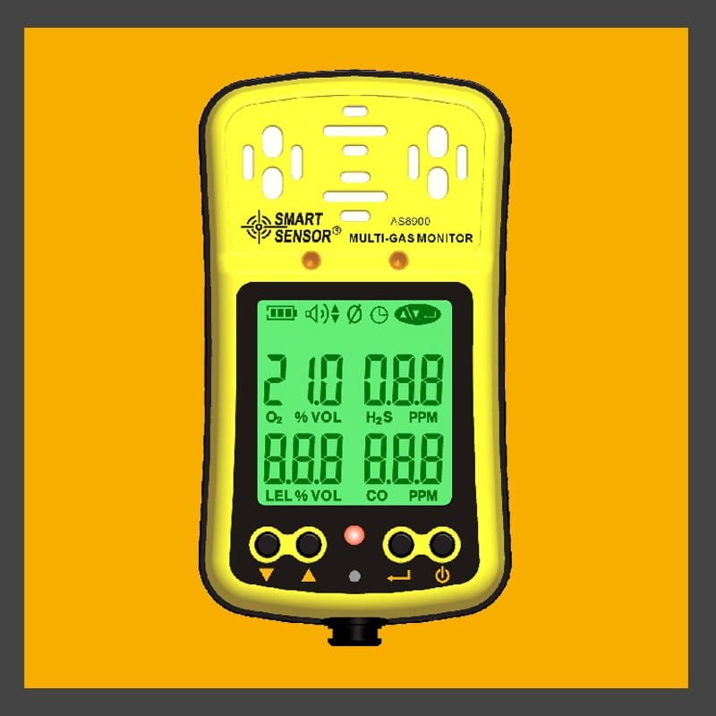 Máy đo nồng độ khí Smartsensor AS8900 nhỏ gọn, dễ di chuyển