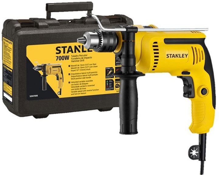 Máy khoan Stanley SDH700K đi kèm vali nhựa