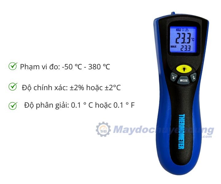 Tính năng nổi bật của thiết bị đo nhiệt độ từ xa CH 8380