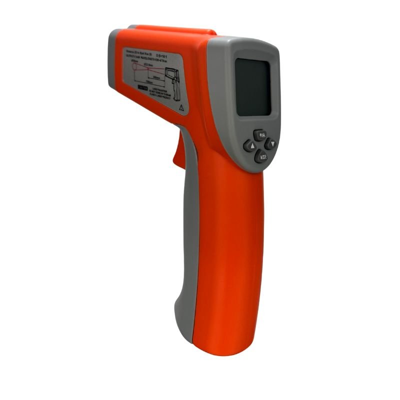 Súng đo nhiệt đến 580 độ, 2 tia laser DT8580