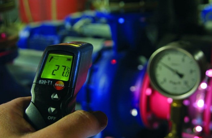 Máy đo chuyên dụng phân phối thiết bị đo Testo chính hãng Testo 830-T1 đo nhiệt độ bề mặt chính xác