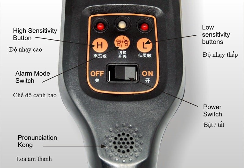 Các chế độ làm việc của tay dò GP-140