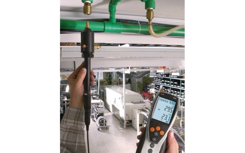 Máy đo nhiệt độ độ ẩm áp suất testo 635-2 đo dễ dàng Máy đo nhiệt độ độ ẩm áp suất testo 635-2 đo dễ dàng