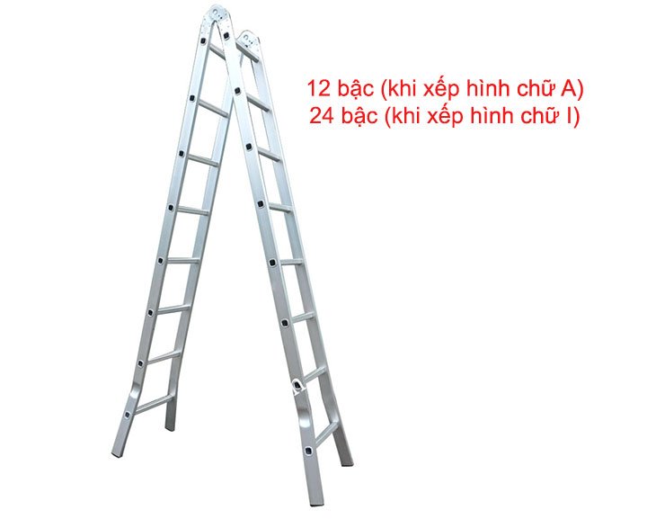 Hình ảnh tham khảo về kiểu dáng thang nhôm gấp chữ A Nikita NIKA-35 Hình ảnh tham khảo về kiểu dáng thang nhôm gấp chữ A Nikita NIKA-35