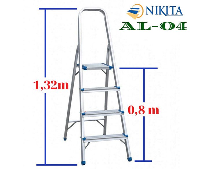 Thang nhôm tay vịn Nikita AL04