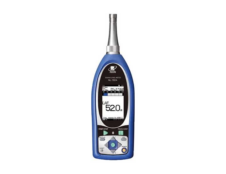 Rion NL-52A lưu kết quả qua thẻ nhớ