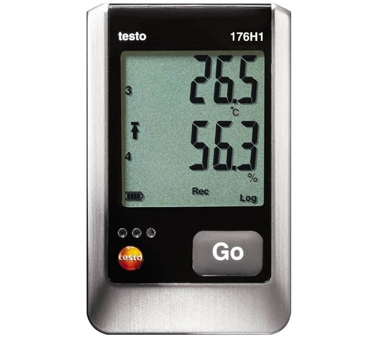 Thiết bị đo nhiệt độ độ ẩm Testo 176 H1 nhỏ gọn, tuổi thọ cao Thiết bị đo nhiệt độ độ ẩm Testo 176 H1 nhỏ gọn, tuổi thọ cao