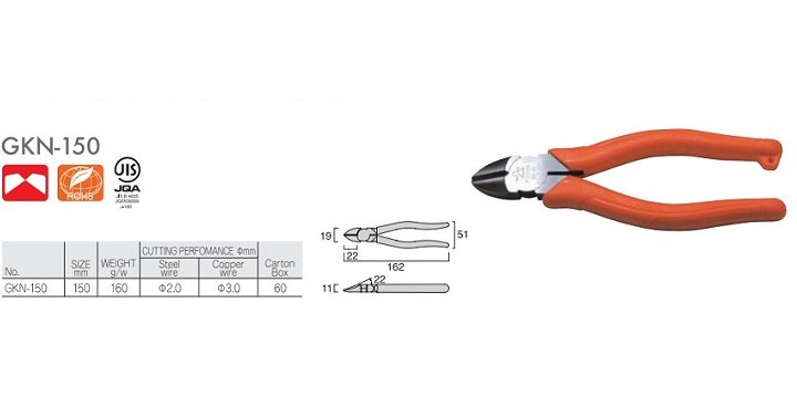 Kìm cắt Fujiya GKN-150 Kìm cắt Fujiya GKN-150